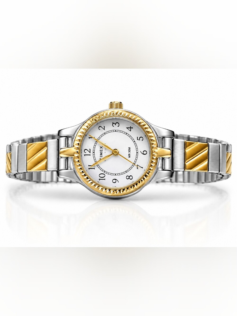 Timex Women's Two-Tone Gold and Silver Bracelet Watch